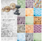 Набор бумаги для скрапбукинга Хронология 30,5*30,5 160г 32л Docrafts PMА160132