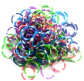Резинки для плетения Rainbow Loom Bands 200шт.зебра Ассорти микс 1300 +крючок