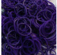 Резинки для плетения Rainbow Loom Bands 200шт. однотонные Синие темные 1247 +рогатка +гачок
