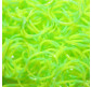 Резинки для плетения Rainbow Loom Bands 200шт. зебра Салатово-желтые 8360 +крючок
