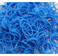 Резинки для плетения Rainbow Loom Bands 200шт. однотонные Синие 8353 + крючок
