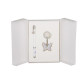 Ручки в наборе Langres Butterfly 1шт+брелок белый LS.122007-12