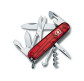 Victorinox Climber 91 мм 14 предметов красный прозр. + штопор + ножницы + крюк Vx13703.T