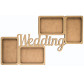 Заготовка для декорирования рамка Rosa Talent (МДФ) Wedding 50*28*0,6см 4801235