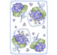 Декупажная карта-бумага 21*29,7см Vintage Design 40г/м Фиалки S166