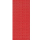Наклейка скрапбукинг Peel-offs 10*23см Полосы-сердечки Красная A-P2155-RED 31