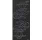 Наклейка скрапбукинг Peel-offs 10*23см Веточки колокольчика Черная A-P4457-BLACK 70