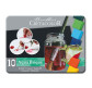 Краски акварельные Aqua Brique 10 цв + спонж, Cretacolor Aqua Brique 41510