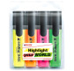 Набор текстовых маркеров 4шт Edding Highlighter 2-5мм 345/4/SE