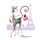 Уголок А4 LEO Glamour cats L5904