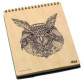 Блокнот на спирали А5 70л. Kirisketch Дерево, Сова 770396