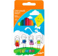 Карандаши цветные 12цв. Kite мод 048 Jumbo Kite трехгранные K17-048