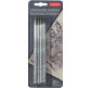 Набор графитных водорастворимых карандашей Derwent Graphitone Watersoluble 4шт. в блистере 34304