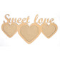 Заготовка для декорирования рамка Rosa Talent (МДФ) Sweet Love 37*20*0,6см 280702