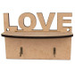 Ключница МДФ Love 20*6,5*14см Rosa Talent 2862403