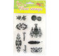 Штампы силиконовые Kidis 11*15см винтаж 8264