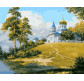 Картина раскраска по  номерам на холсте 40*50см Babylon VP846 Церковь на холме