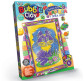 Набор для творчества DankoToys DT BBC-02-06 пластилин Bubble Clay 6 шт + витражная картина