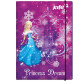 Папка-короб А4 на резинках Kite картон для труда Princess Dream K17-213-01