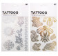 Флеш Тату 14*21см золото-серебро Tattoos Mix ST1622