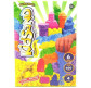 Кинетический песок DankoToys KidSand 6 цв. по 100 гр. + 4 формочки KS-04-06