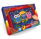 Раскраска по номерам глитером DankoToys DT БМ-02-01 20*30см Совы