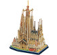 Конструктор 3D CubicFun Храм Святого Семейства MC153h
