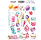 Стикеры для творчества Фабрика Деккору №018 Candy shop FDSTK-018