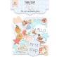 Чипборд (высечка) Фабрика Декору бумага 250г/м Baby and Mama, набор 50 шт FDDCS-04052-1