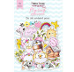 Чипборд (высечка) Фабрика Декору бумага 250г/м My tiny sparrow girl, набор 56 шт FDSDC-04047