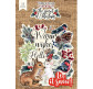 Чипборд (высечка) Фабрика Декору бумага 250г/м The spirit of Christmas, набор 53 шт FDCDS-04060