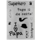 Штампы силиконовые Фабрика Декору набор 16*22,5см Specially for him 11шт FDSS-0058