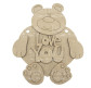 Заготовка для декорирования Фабрика Декора (ДВП 3мм) Love you-1 FDPO-129