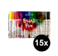 Маркер-кисть акварельный Ecoline Brushpen набор 15 шт. Royal Talens 11509003