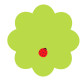 Бумага для заметок с липким слоем 70*70 50л. Flower Axent 2444-05A