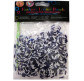 Резинки для плетения Rainbow Loom Bands 200шт. зебра Цвет в ассортименте +крючок RB-200-8
