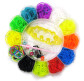 Резинки для плетения Tukzar Rainbow Loom Bands 500шт.однотонные Ассорти микс +крючок AN-11
