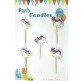 Свечи-набор для торта Party Candles 5 свечей Единорожки 031253