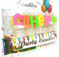 Свечи-набор для торта Party Candles Буквы С Днем Рождения (рус)