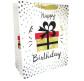 Пакет подарочный бумажный HP 18*23*10см HP-713S-1 Happy Birthday