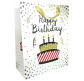 Пакет подарочный бумажный HP 26*32*12см HP-713M-3 Happy Birthday