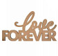 Заготовка для декорирования надпись Rosa Talent (МДФ) Love Forever 45*25см 280510