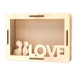 Заготовка для декорирования рамка Rosa Talent (фанера) 3D Love-1 13*18см 280513