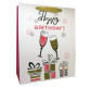 Пакет подарочный бумажный HP 26*32*12см HP-736M-4 Happy Birthday