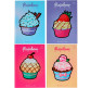 Блокнот А5 48арк. 4profiplan Artbook Rainbow Cake чистый лист, ассорти 901***