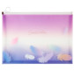 Папка А5 Axent на молнии zip-lock Colourful Feather-03 1462-93-A