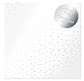 Ацетатный лист 30,5*30,5cм Фабрика Декору с фольгированием Silver Drops FDFMA-1-044