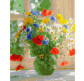 Картина раскраска по  номерам на холсте - 40*50см Никитошка GX35351 Букет полевых цветов