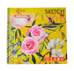 Альбом для акварели Santi 21*21см Paper Watercolour Collection 10л. 200г/м Floristics 742623