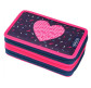 Пенал 3 отделения с наполнением Herlitz 50026210 Tropical Heart 31 предмет